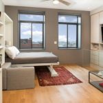 تصميم هادئ من غرفة صغيرة