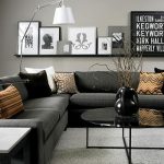 رمادي غامق صوفا