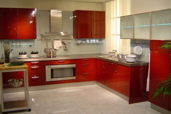 مجموعات ناجحة من اللون الأحمر في الداخل