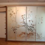 خزانة ملابس مع صورة