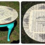 ديكور المائدة المستديرة