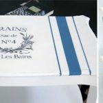 الجدول decoupage في نمط خمر