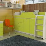 سرير الأطفال العلية أنيقة