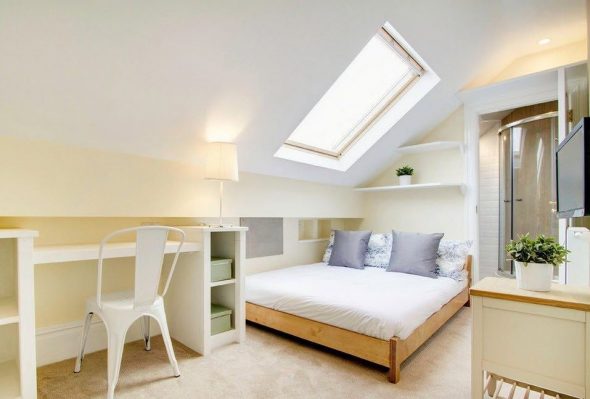 تصميم غرفة نوم صغيرة