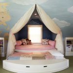 سرير مرتفع للفتيات