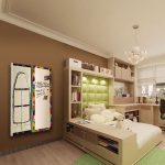 للطي طاولة الكي