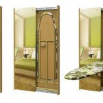 طاولة الكي على الحائط