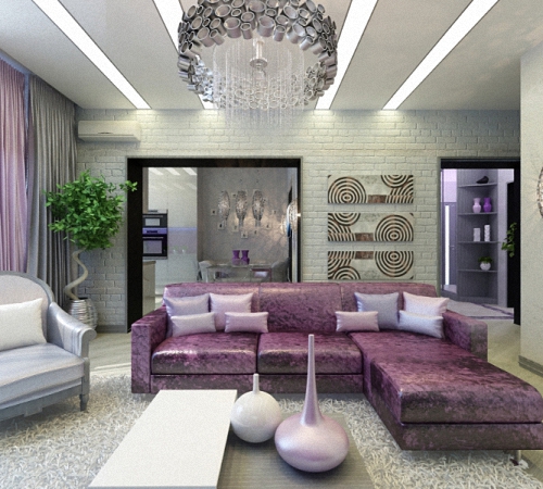 غرفة المعيشة الحديثة