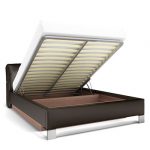 سرير مزدوج مع قاعدة العظام