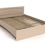 سرير مع ضوء قاعدة العظام