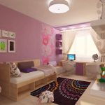 الأثاث في غرفة الأطفال