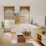 تزيين غرفة المعيشة الطويلة الضيقة