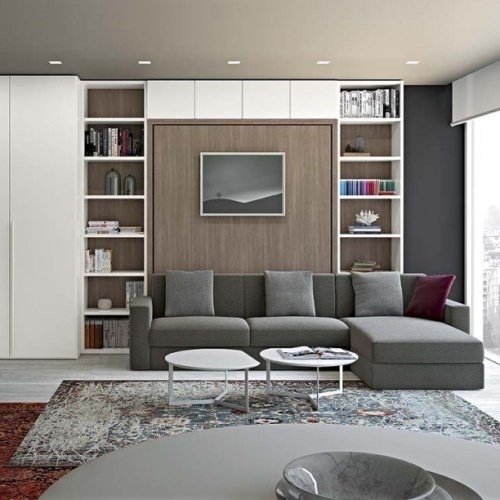 سرير قابل للطي مع أريكة