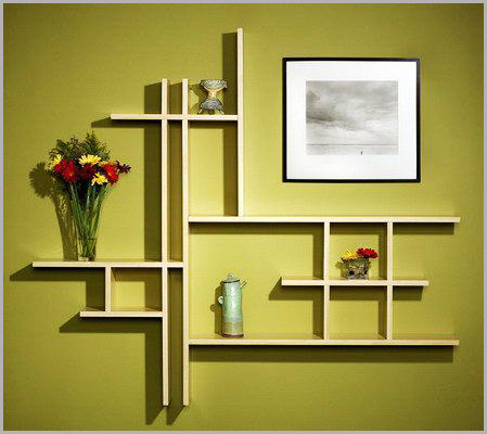  أرفف الكتب البسيطة تفعل ذلك بنفسك