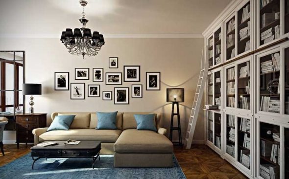 ترتيب الأثاث في غرفة المعيشة