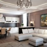 ترتيب الأثاث في شقة حديثة