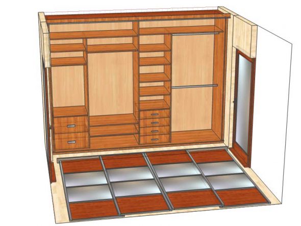 تصميم خزانة الملابس