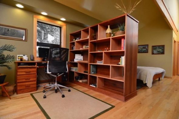 قسم خزانة للمكتب وغرفة النوم