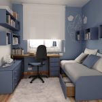 غرفة ضيقة من لونين