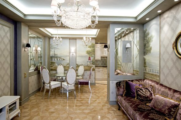 مرآة في داخل الغرفة