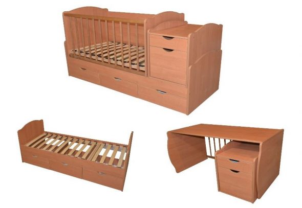 لون الجوز تحويل المهد