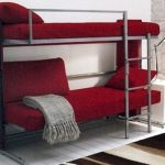 أريكة المحولات في سرير بطابقين