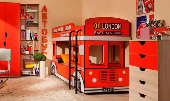 سرير بطابقين حافلة 90