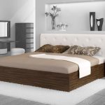 تصميم سرير مزدوج رفع