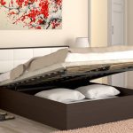 سرير مزدوج رفع مع الآلية