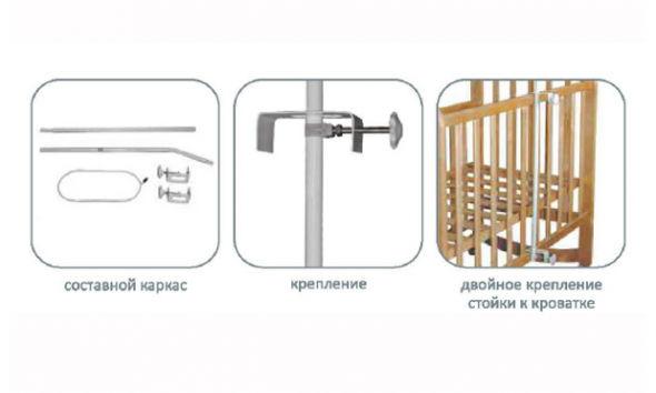 تثبيت المظلة على سرير خطوة بخطوة