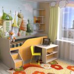 سرير علوي للأطفال الصغار