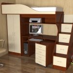 سرير العلية ، مرتفع