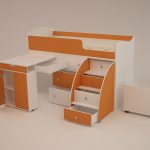 سرير - العلية مصغرة اللوح