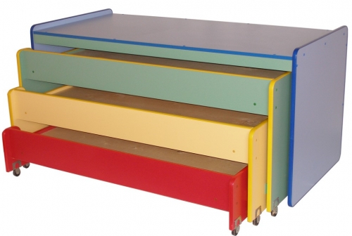 سرير الحضانة 3-الطبقة vykatny مع كوربستوني