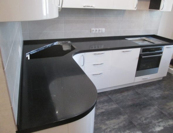 الاكريليك كونترتوب المطبخ الحجر