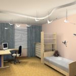 غرفة الأطفال الصغيرة لفتاة جميلة