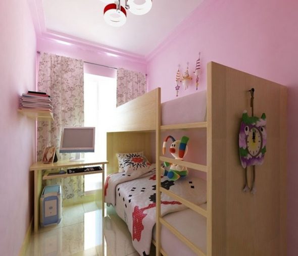غرفة صغيرة جدا لفتاة