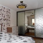 المدمج في خزانة في غرفة النوم