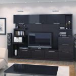 أثاث أسود على الطراز الحديث