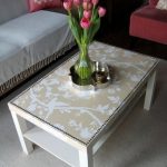 خلفية دكبج تحت الزجاج