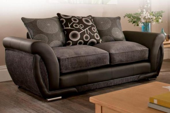 أريكة من جلد الغزال فو