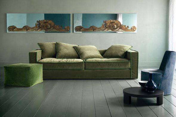 أريكة من جلد الغزال