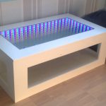 الجدول تصميم مع تأثير اللانهاية