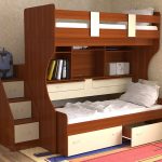 سرير بطابقه المحولات