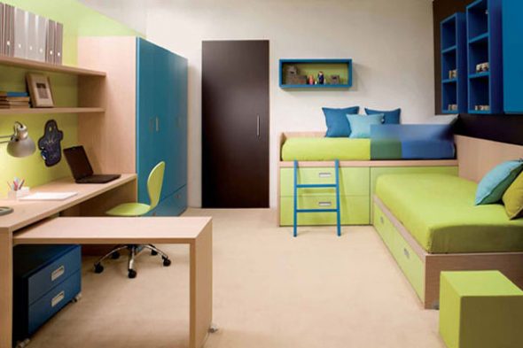 غرفة الأولاد المراهقين