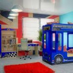 سرير حضانة بطابقين