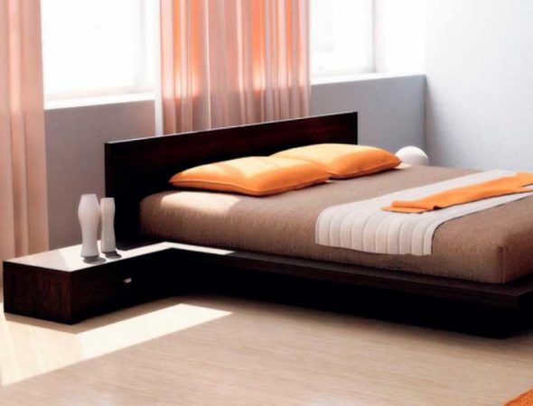 السرير من اللوح