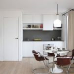 المطبخ المريلة الرمادية