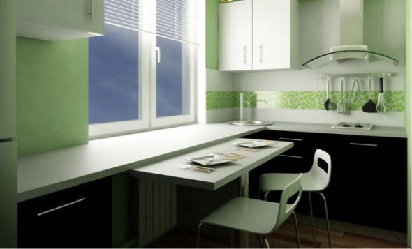 نافذة المطبخ كونترتوب عتبة