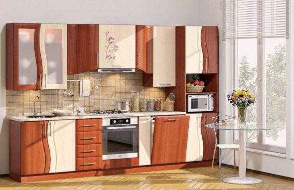 مجموعة المطبخ في الداخل